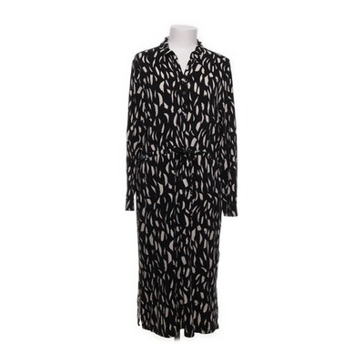 Cut & Pret, Wickelkleid, Größe: L, Schwarz/Weiß, Elasthan/Viskose, Zebra #YAG