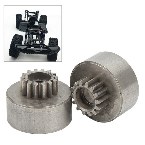 2Pcs RC Clutch Bell Gear 14T Clutch Gear Steel Replacement Part For HSP 9476 IDM - Picture 3 of 12