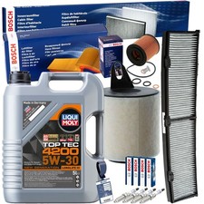 BOSCH FILTERSET+LIQUI 5W30 ÖL passend für BMW 1er E81-E88 3er E90-E93/116i-320i