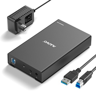 MAIWO External Hard Drive Enclosure for 2.5 3.5 Inch SATA HDD/SSD, USB 3.0 Ha...