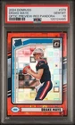 2024 Donruss Rated Rookie Drake Maye #379 Optic Preview Red Pandora Prizm PSA-10