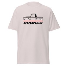 For Bronco Top Classic Fans Vintage 4x4 Truck T-Shirt Birthday Gift Racing Tee
