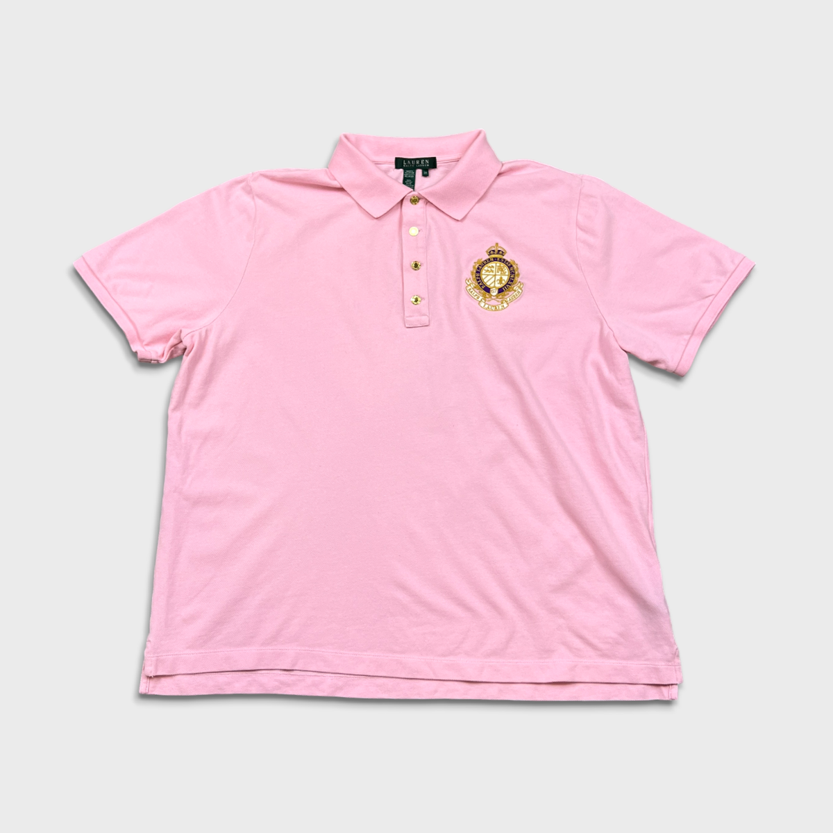 VTG 90s Lauren Ralph Lauren Shirt Mens 2XL Pink EST MCMLXVII