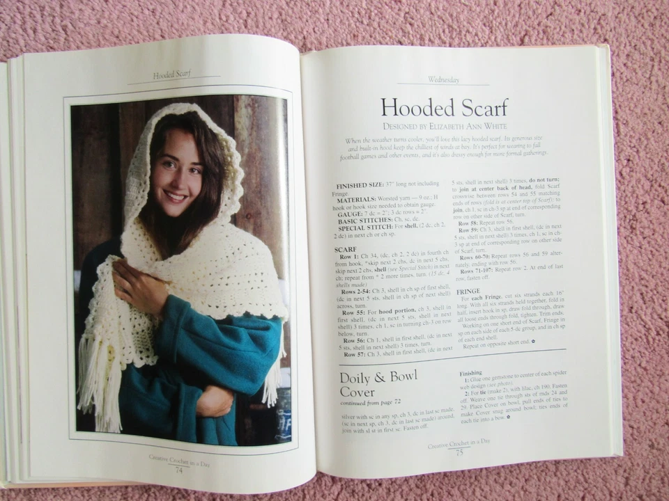 Crochet in a Day by The Needle Shop Book New ,Frist Print 2001.160 Pages. - Image 4 of 4