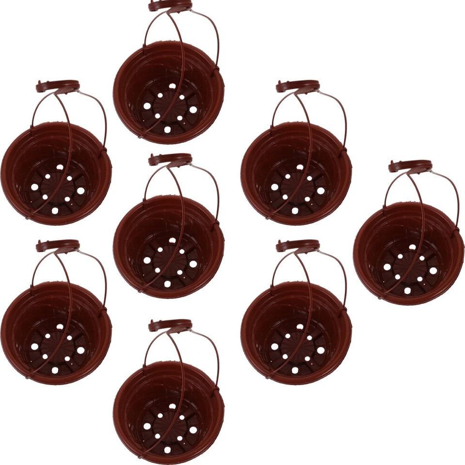 8pcs Hanging Planter Outdoor Indoor Hanging Plant Pot Flower Basket