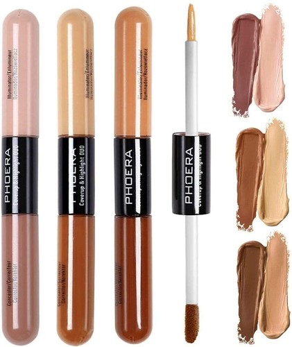 PHOERA Sculpt & Highlight Concealer Foundation Shadow Stick Caramel/Vanilla 103 - Picture 3 of 9