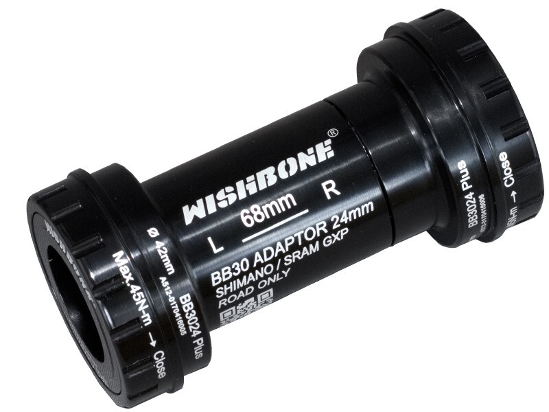 WISHBONE BB3024 ボトムブラケット 68mm WISHBONE BB3024 PLUS ROADBIKE BOTTOM BRACKET SHIMANO HOLLOWTECH Ⅱ