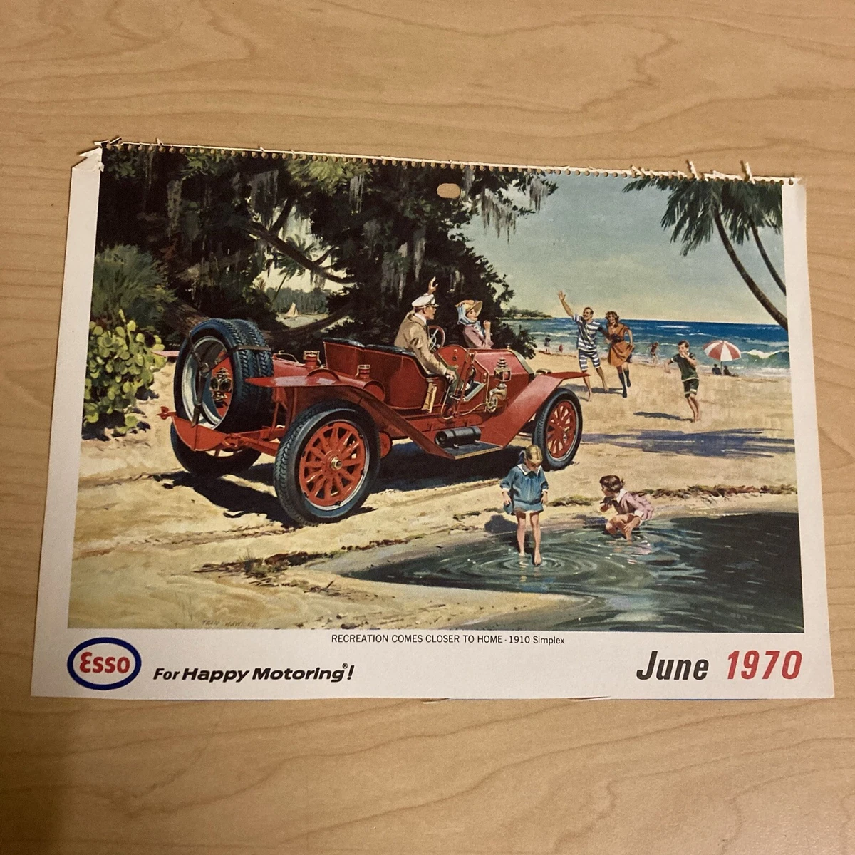 vintage-esso-june-1970-calendar-page-1910-simplex-recreation-comes-closer-home-ebay