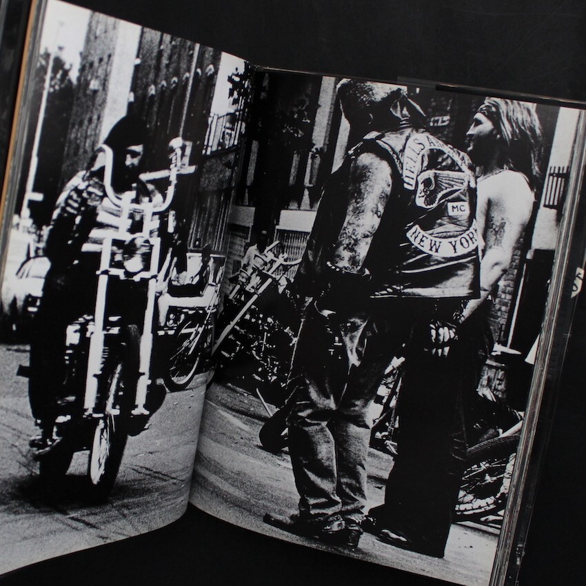 Hell's Angels Osamu Nagahama 1981 Hardcover Japan Motorcycle Gang