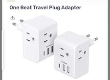 Travel International Power Adapter 2 Pack Brand New