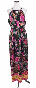 nicole miller floral maxi dress