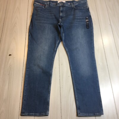 Tommy Jeans Simon Skinny Fit Jeans Blue Mens 42/32 NWT