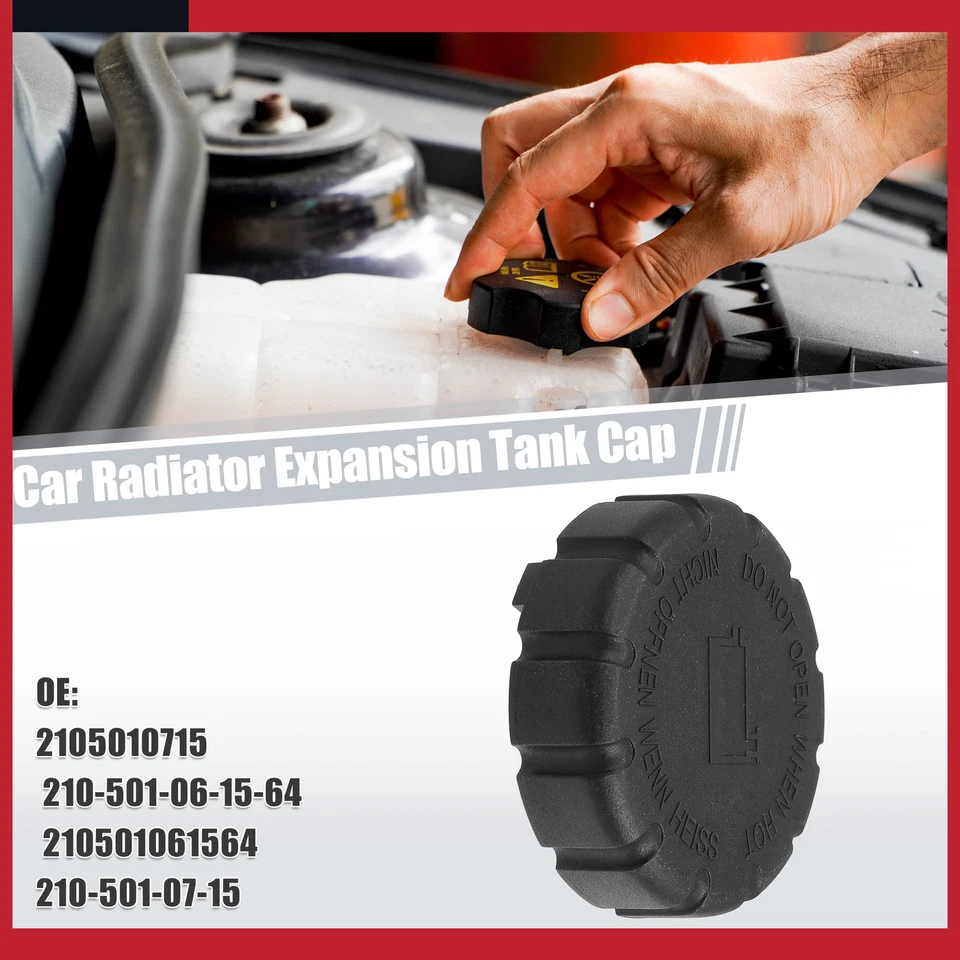 Pack of 1 for Mercedes-Benz SL 1989-2012 Car Radiator Coolant Reservoir Tank Cap - Image 2 of 4