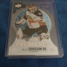 2023-24 Upper Deck Ice - Ice Premieres #195 Olle Eriksson Ek /799 (RC)