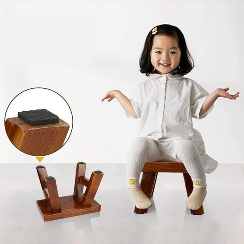 Sturdy Step Stool Footstool Solid Wooden Small for Kids Adults Sink Plant Stand - Picture 5 of 8