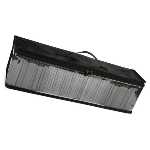 Clear Disc Preservation Bag with Handle Zippers Closures for Organized Storage - Afbeelding 7 van 8