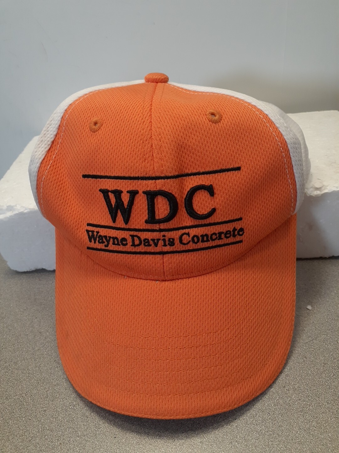 Wayne Davis Concrete Orange  Adjustable Adult Siz… - image 1