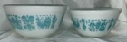 Pyrex Amish Butterprint Mixing Nesting Bowls #401 #402