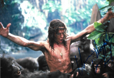 Christopher Lambert ''Greystoke'' Autogramm signed 20x30 cm Bild