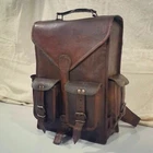 New Large Genuine Leather Backpack & Rucksack Travel Bag For Men's and Women's