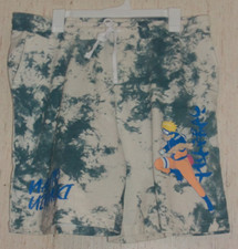NWT MENS NARUTO UZUMAKI TIE DYE KNIT PAJAMA / LOUNGE SHORTS SIZE XL