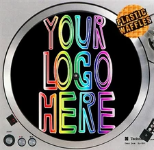 Custom Personalized LOGO Slipmat Turntable 12" LP Record Player DJ Audiophile