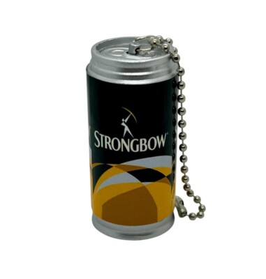 Handmade STRONGBOW CIDER CAN BAUBLE car hanger HANGING decoration XMAS tree GIFT