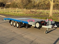 NEW CAR TRANSPORTER TRAILER 16.4FT X 6,8FT 3500KG TRIPLE AXLE BEAVERTAIL