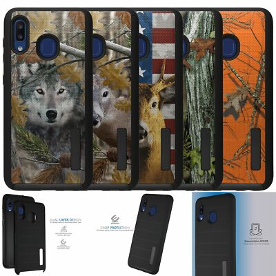 Case For [Motorola Moto E6 TACTICAL SET13] Combat Dual Layer  Cover