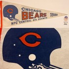 1988 Chicago Bears Illinois NFL Football Illinois  Pennant  12x30 Champs — photo 1