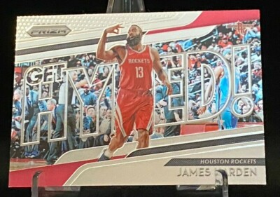 2019-20 Prizm Hyped! #5 James Harden Houston Rockets