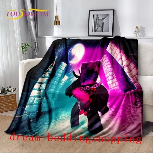 Minecraft Creeper Fleecedecke Überwurf Schlafsofa warm weich Decke Flanell Geschenk - Bild 19 von 74