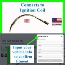 fits Kia Hyundai Genesis Spark Ignition Coil Connector Plug Pigtail Wire Harness