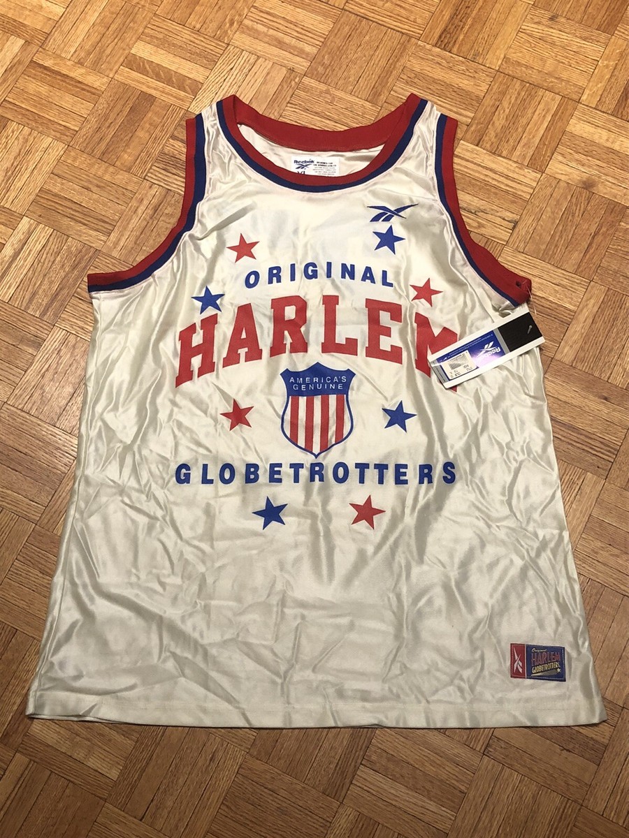 HARLEM GLOBETROTTERS ゲームシャツXXL 27 Vintage Reebok Harlem Globetrotters Basketball Jersey