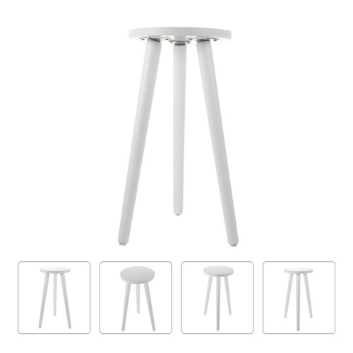 Tall Plant Stand White Stands Indoor Stool Wooden Flower Pot Small