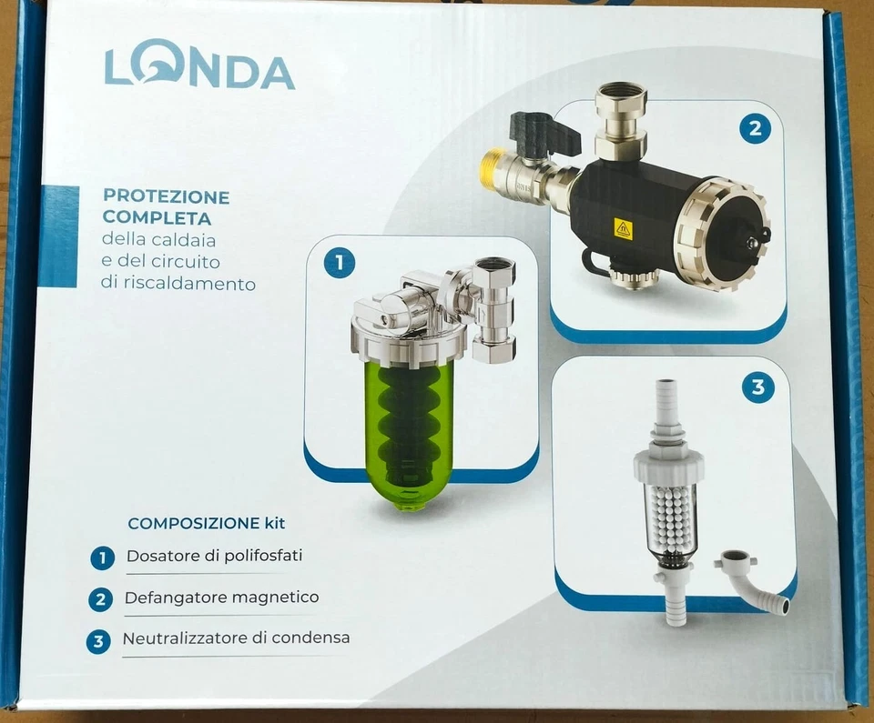 KIT SALVACALDAIA DEFANGATORE E DOSATORE E NEUTRALIZZATORE