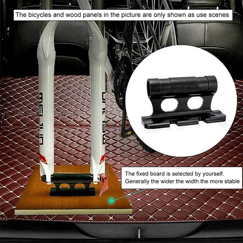 MTB Bike Car Roof Mount Rack Fork Mount Block Quick Release Thru Axle Carrier - Picture 5 of 14