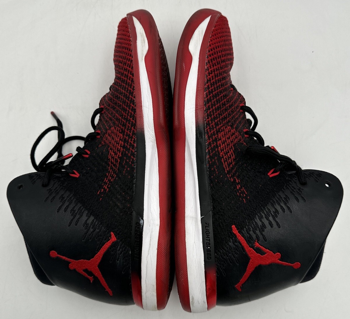 Nike Air Jordan XXXI 31 Banned Black & Red Sneakers 845037