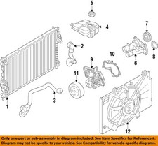 FORD OEM 13-19 Escape Cooling Radiator Components-Water Outlet BM5Z8592C