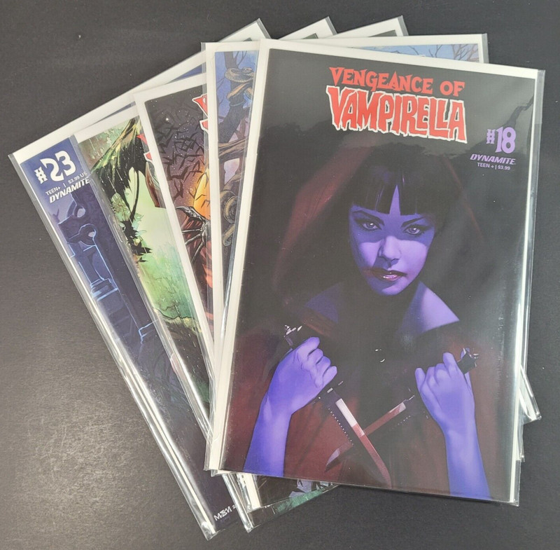 Dynamite Comics - Vengeance of Vampirilla Lot #18,19,21-23 - Collection 2019 B&B