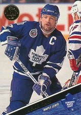 1993-94 Leaf #166 WENDEL CLARK - Toronto Mapl...