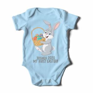 easter outfit Personalised easter babygrow easter baby gift easter bodysuit