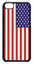 USA American Flag Pattern Black or White Hard Case Cover For Apple iPod 4 5 6 7