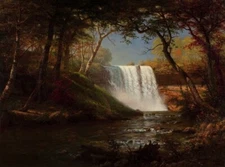 high quality oil painting handpainted on canvas "waterfall "