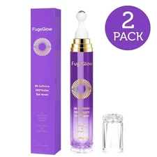 2 PACK Caffeine Eye Cream for Dark Circles: Morning Skincare Under Eye Cream