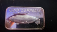 Graf Zeppelin 1 oz .999 SILVER Bar 78.00 per troy oz