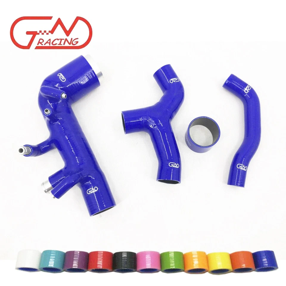 Fit 04-08 Subaru Forester XT Impreza WRX 2.5L Silicone Intercooler & Intake Hose - Imagem 2 de 4