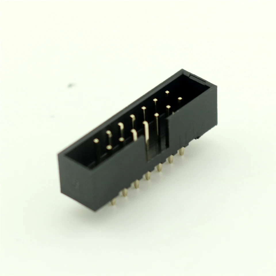 50x Pitch 2mm 2.0mm 14Pin 2x7pin Straight Male Shrouded Box Header IDC Connector - Image 4 of 4