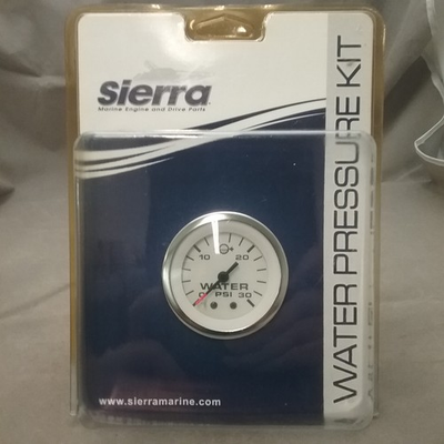 #ad NEW SIERRA 65507P WATER PRESSURE GAUGE 2 INCH STAINLESS STEEL BEZEL 12V 30 PSI $99.95