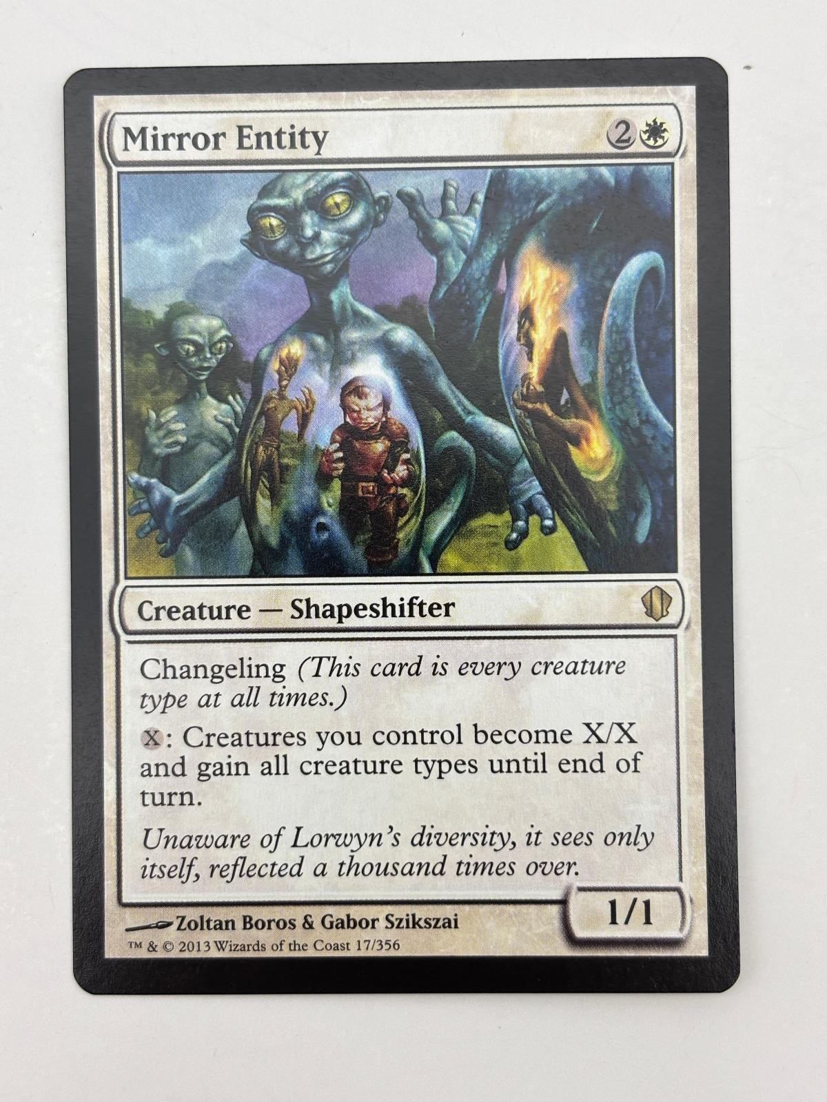 Mirror Entity 17 Rare Commander 2013 Magic: The Gathering Near Mint